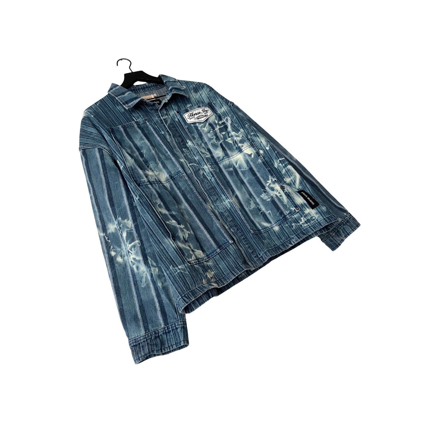 Honor The Gift Twill Utility Shirt Jacket in Blue Collar / LARGE