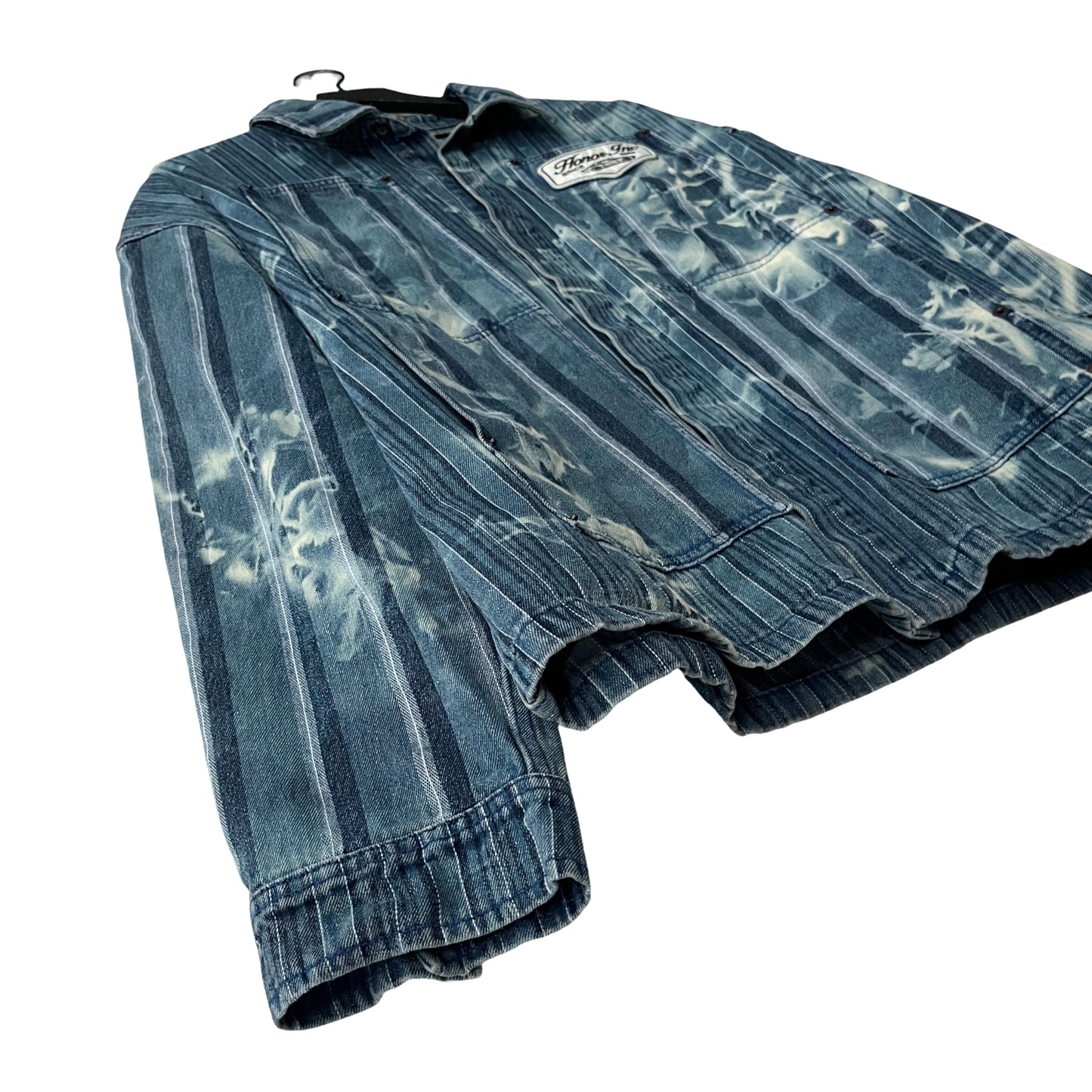 Honor The Gift Twill Utility Shirt Jacket in Blue Collar / LARGE