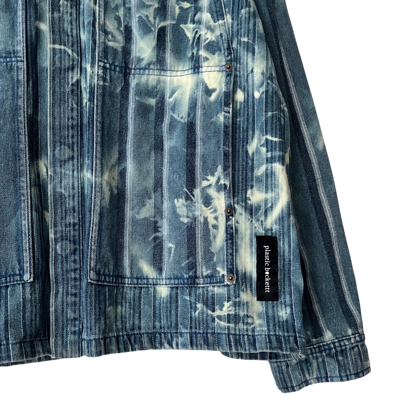 Honor The Gift Twill Utility Shirt Jacket in Blue Collar / LARGE