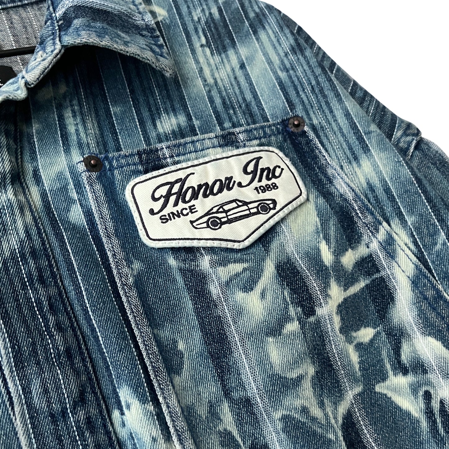 Honor The Gift Twill Utility Shirt Jacket in Blue Collar / LARGE