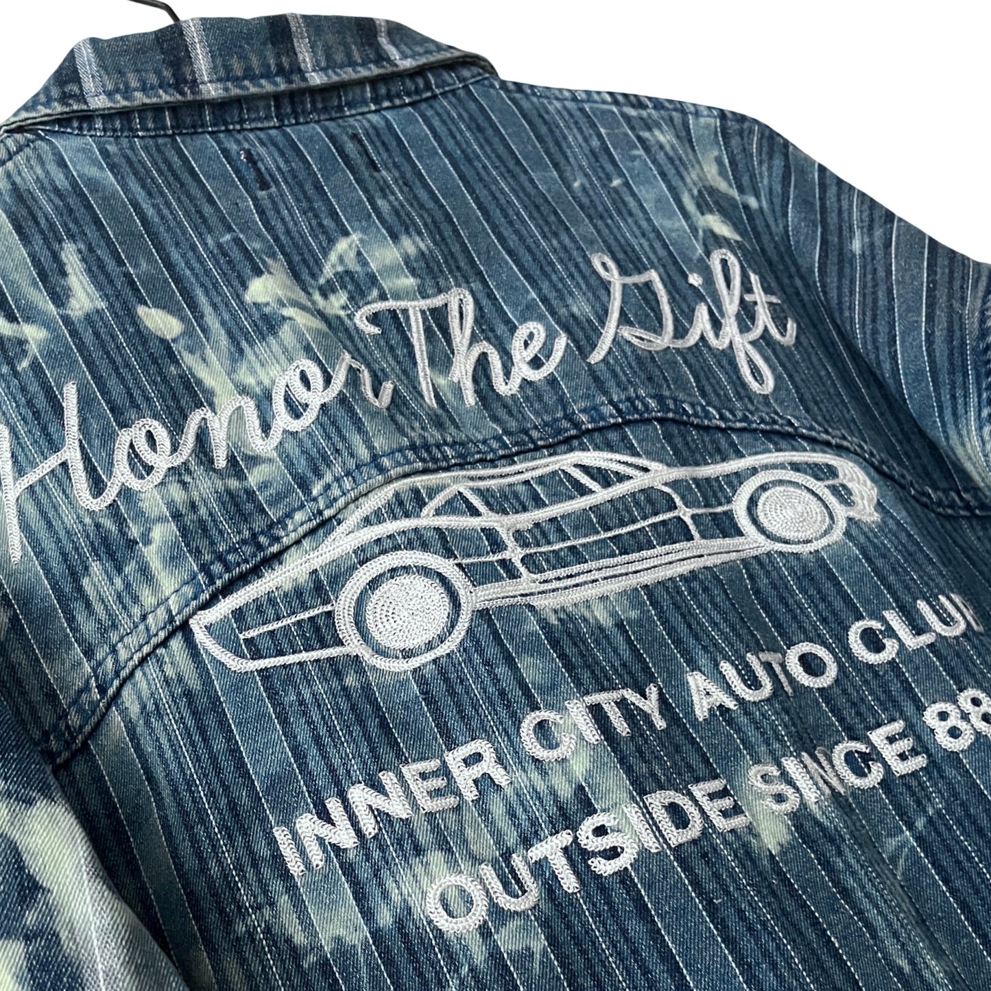 Honor The Gift Twill Utility Shirt Jacket in Blue Collar / LARGE