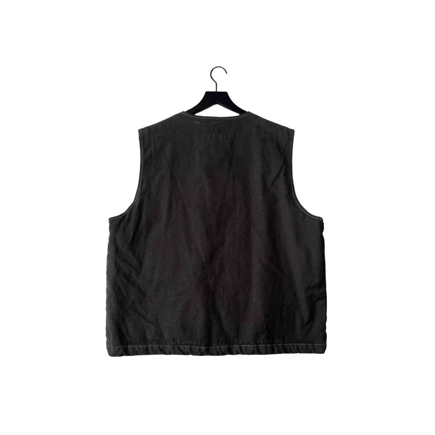 Canvas Chore Vest in Douglas Fir / LARGE