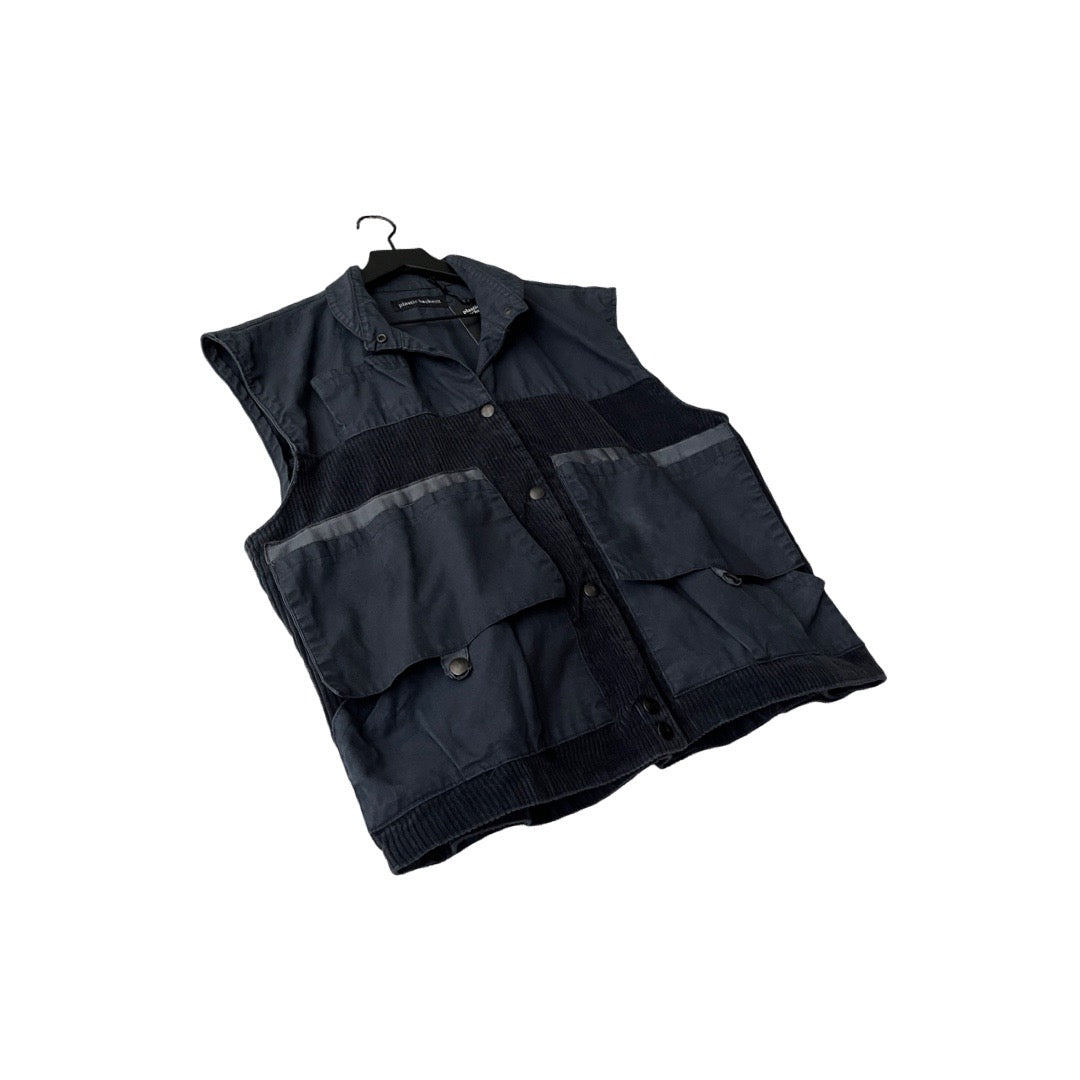 Canvas & Corduroy Utility Vest in Nautical / MEDIUM