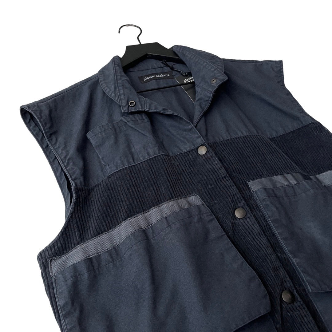 Canvas & Corduroy Utility Vest in Nautical / MEDIUM