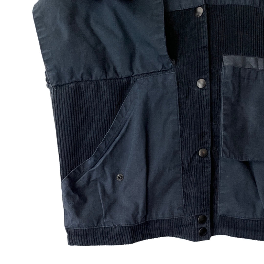 Canvas & Corduroy Utility Vest in Nautical / MEDIUM