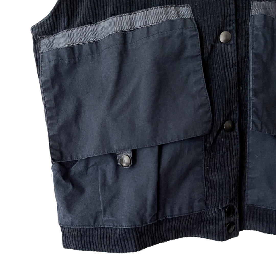 Canvas & Corduroy Utility Vest in Nautical / MEDIUM