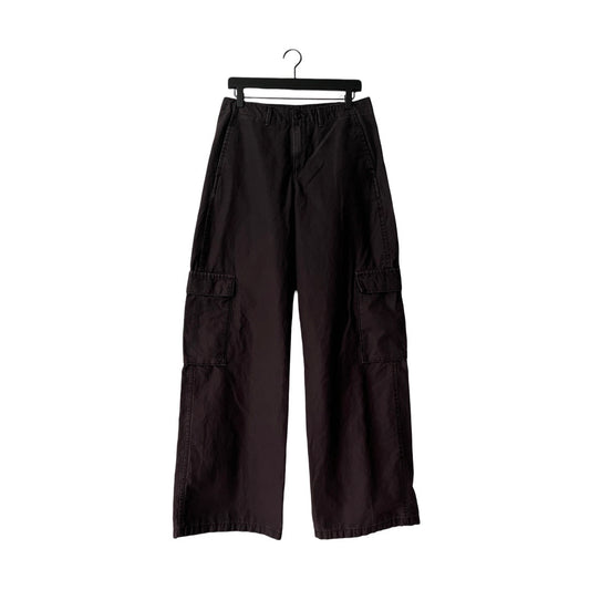 Levi's Twill Cotton Wide Leg Cargo Pants in Singed / 30" Waist