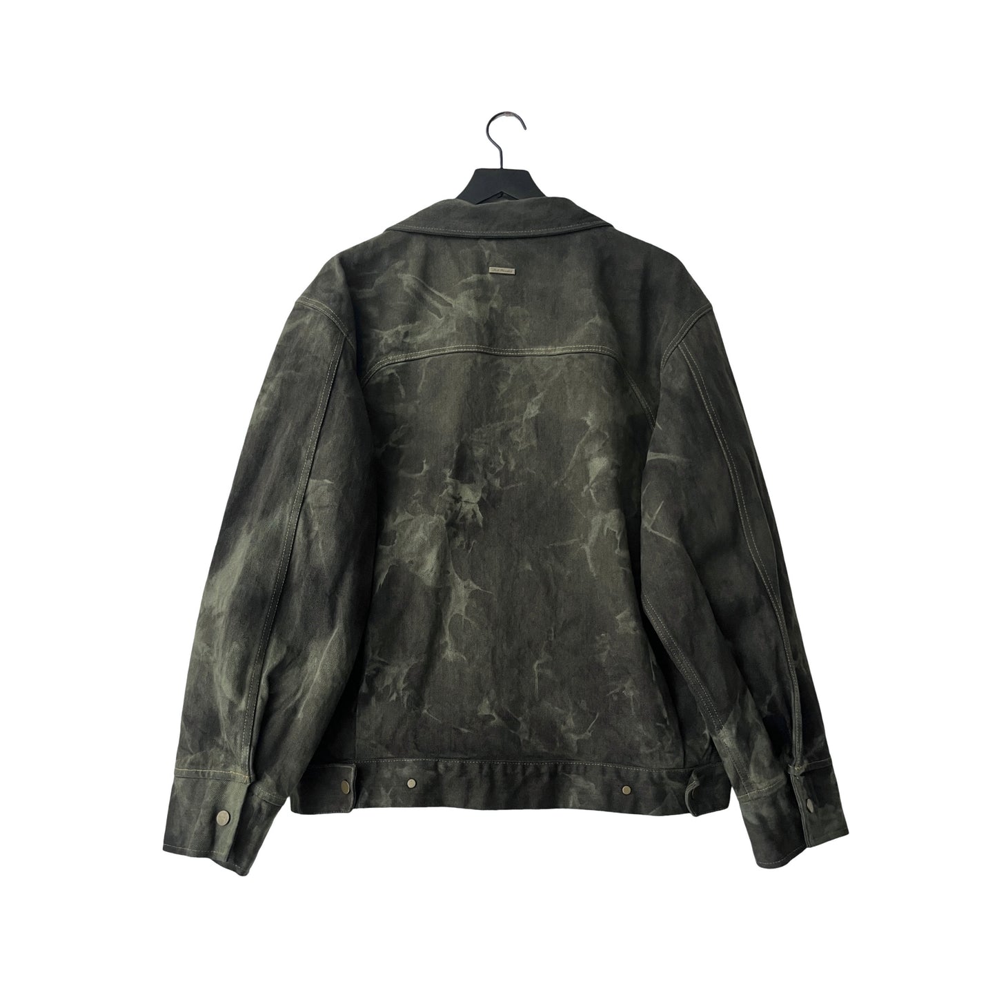 Two Pillars x Plastic Buckettt 2-Piece Denim Set (Jacket & Pants) in Royal Fern / LARGE
