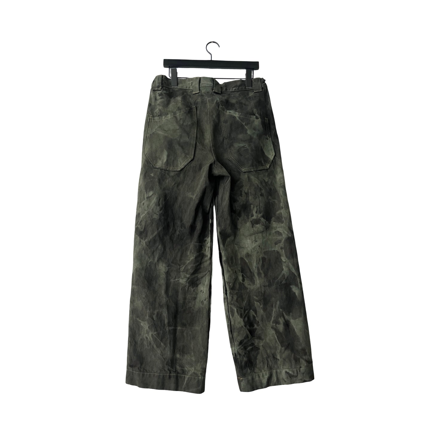 Two Pillars x Plastic Buckettt 2-Piece Denim Set (Jacket & Pants) in Royal Fern / LARGE