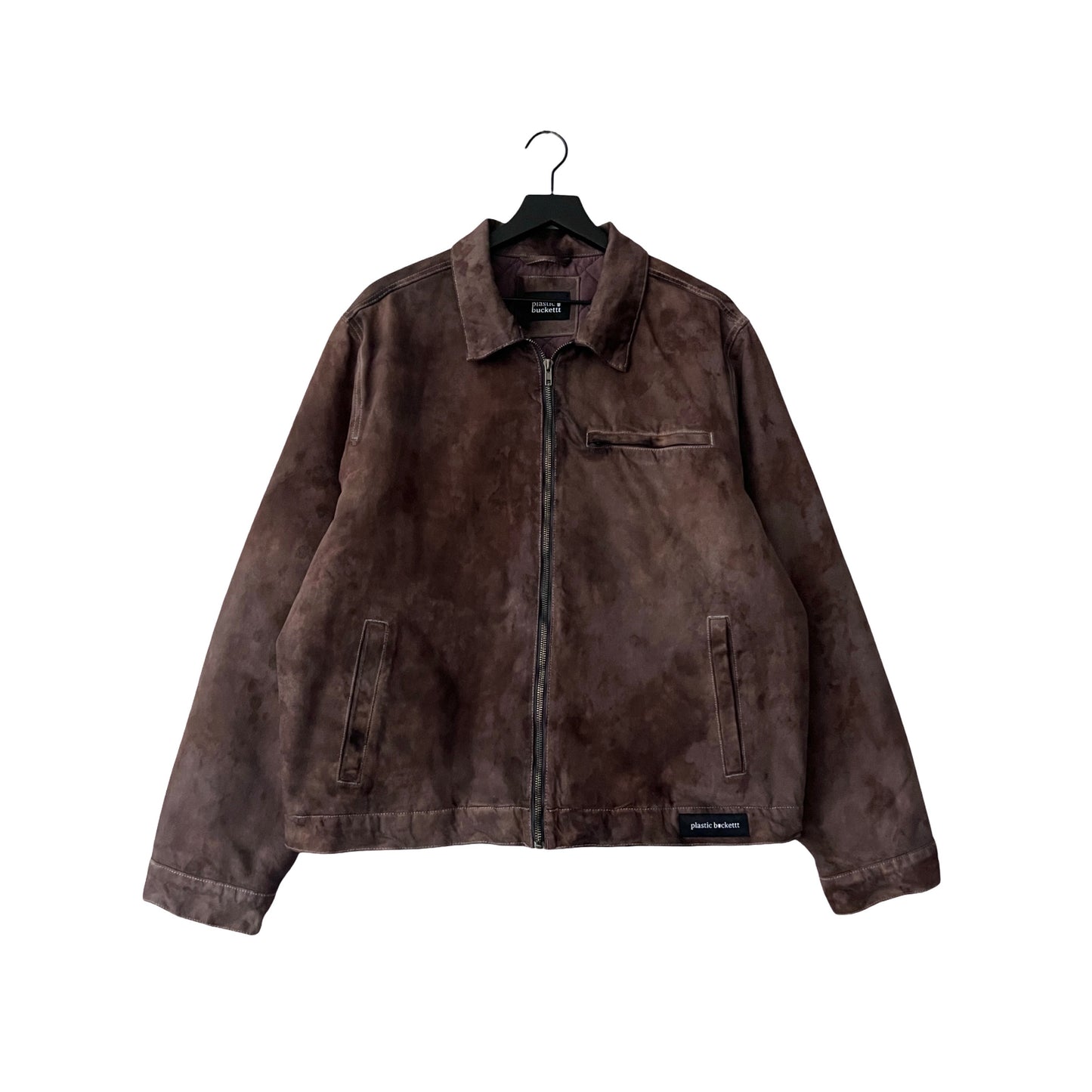 Denim Quilted Workwear Jacket in Patina / LARGE