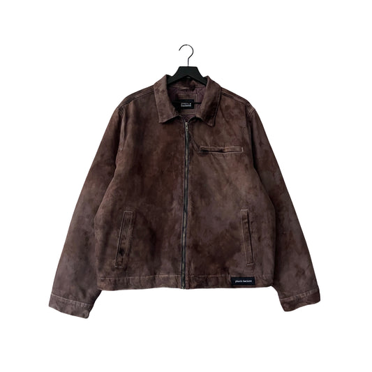 Denim Quilted Workwear Jacket in Patina / LARGE