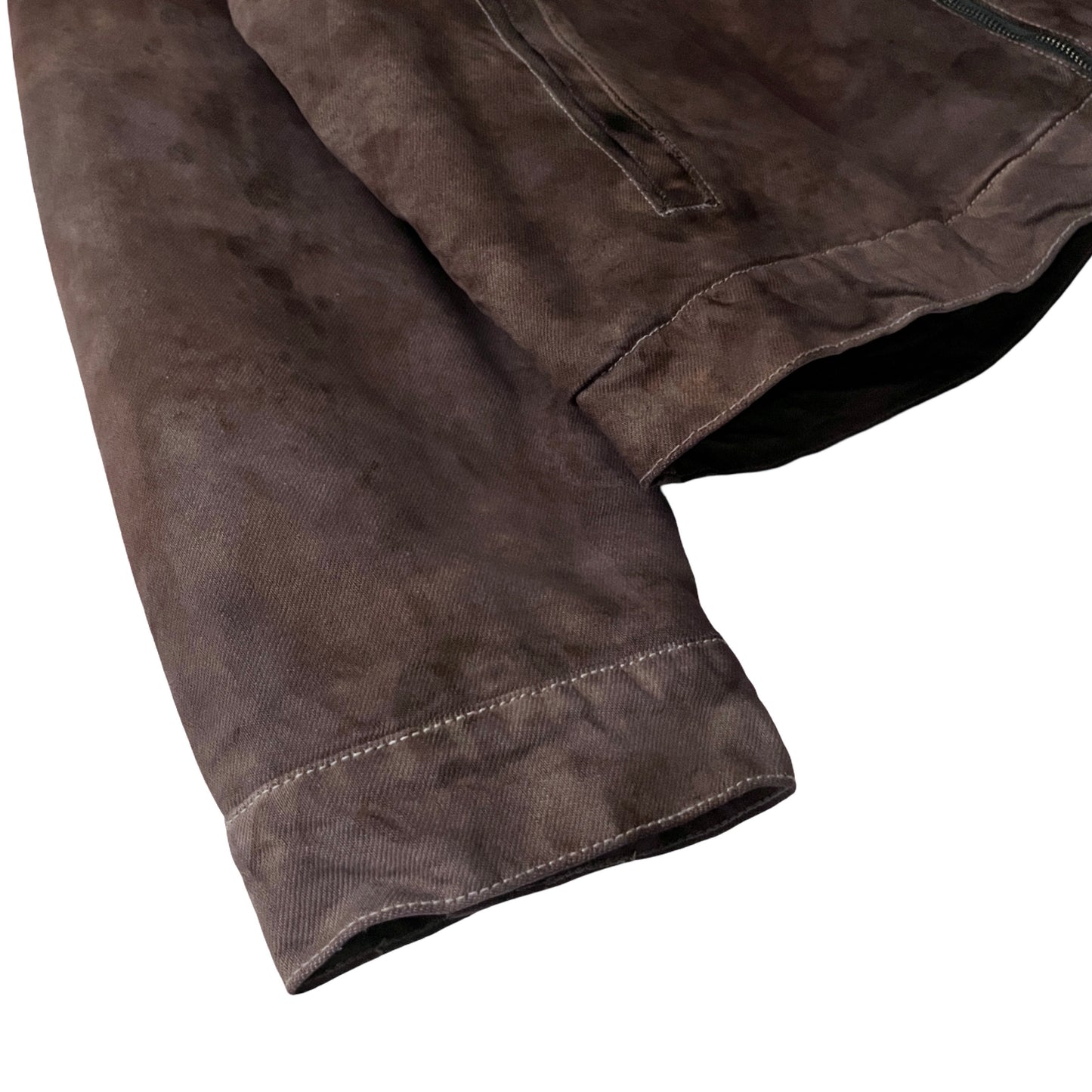 Denim Quilted Workwear Jacket in Patina / LARGE