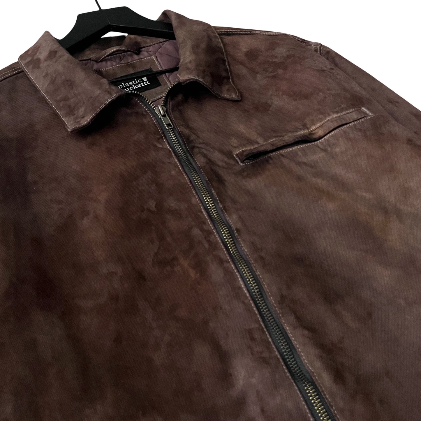 Denim Quilted Workwear Jacket in Patina / LARGE