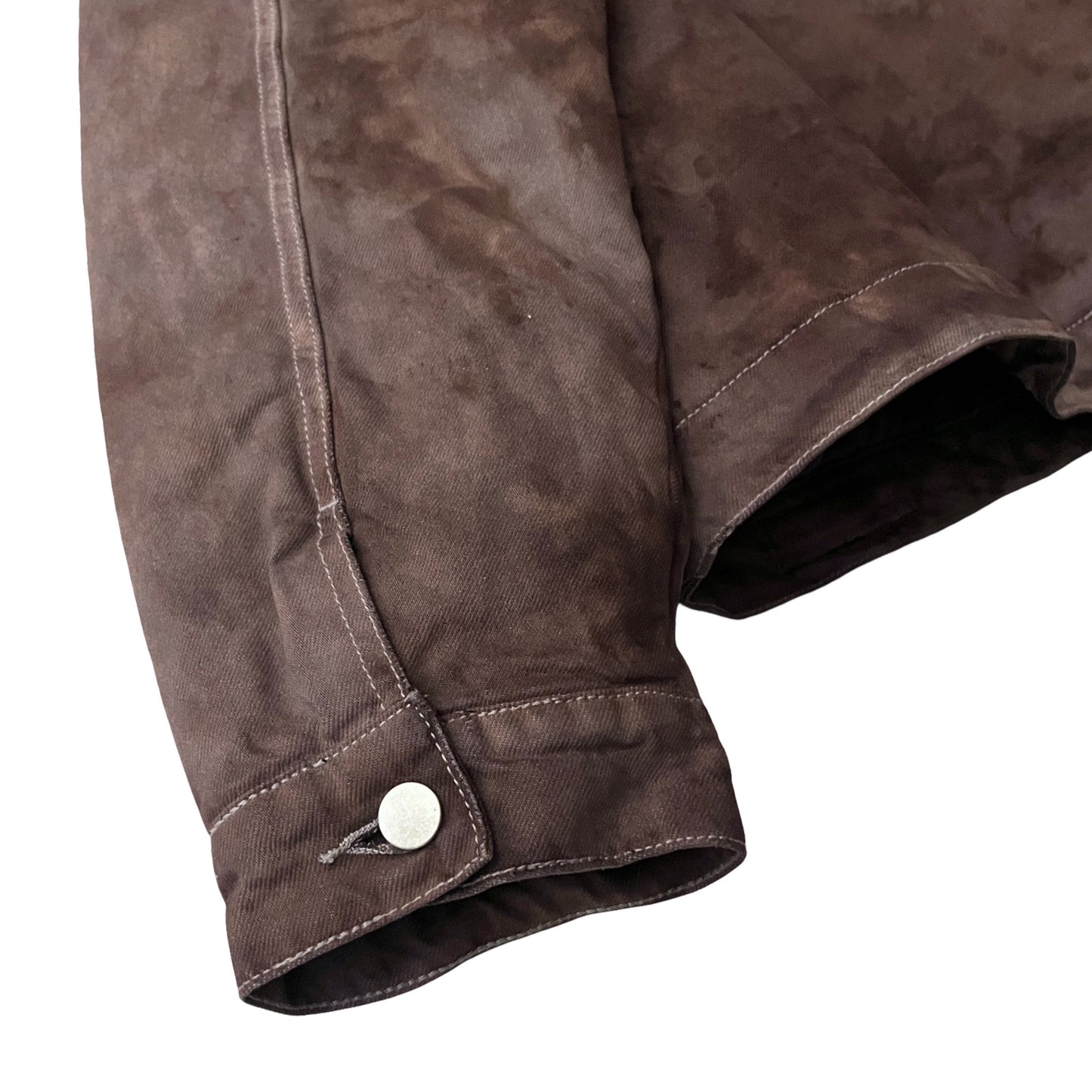 Denim Quilted Workwear Jacket in Patina / LARGE