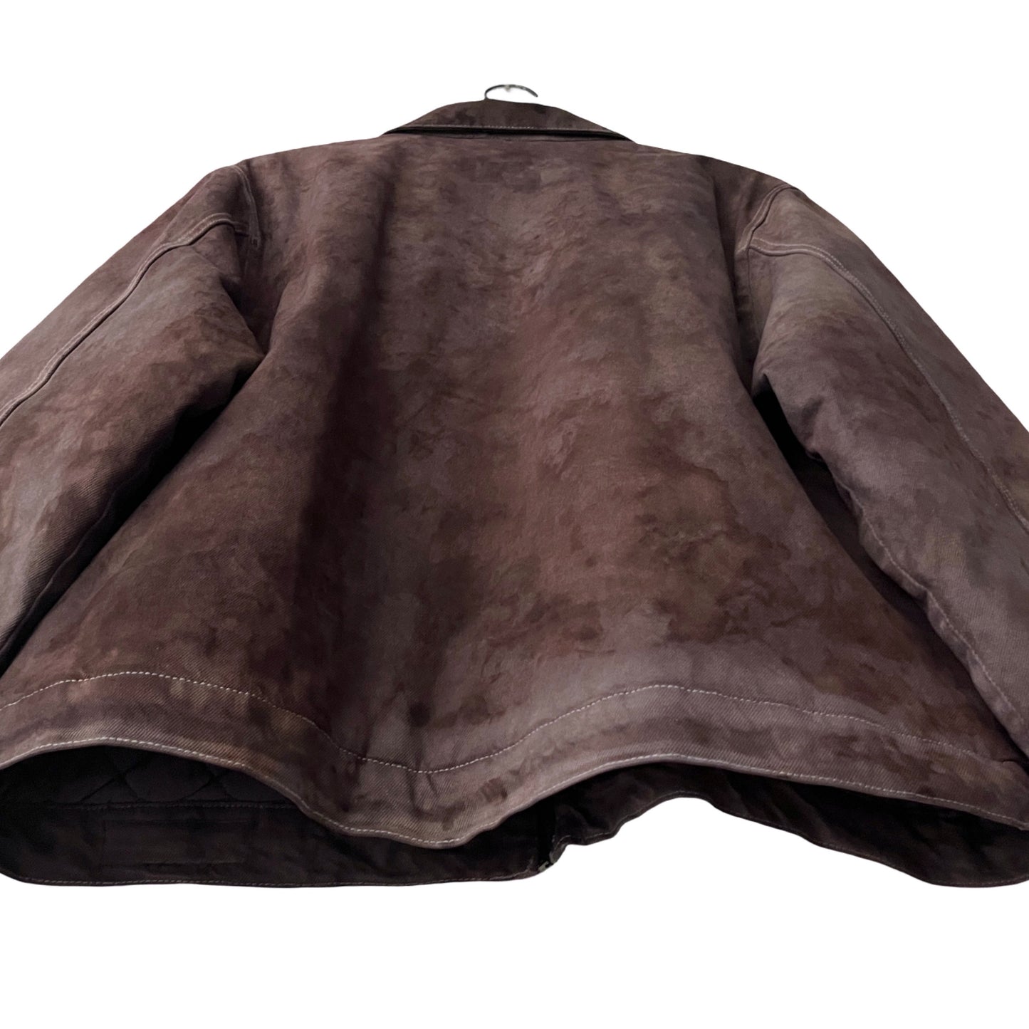 Denim Quilted Workwear Jacket in Patina / LARGE