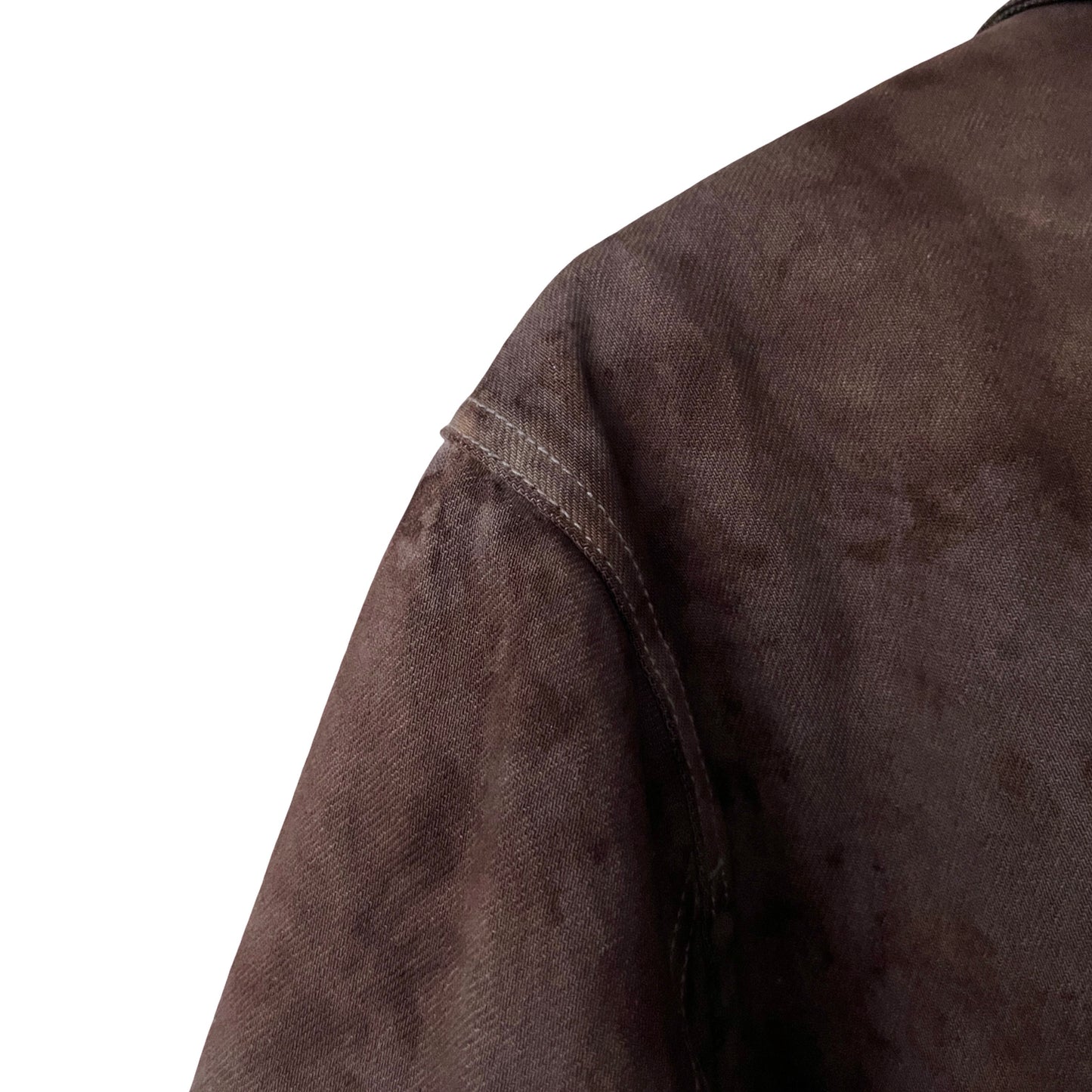 Denim Quilted Workwear Jacket in Patina / LARGE