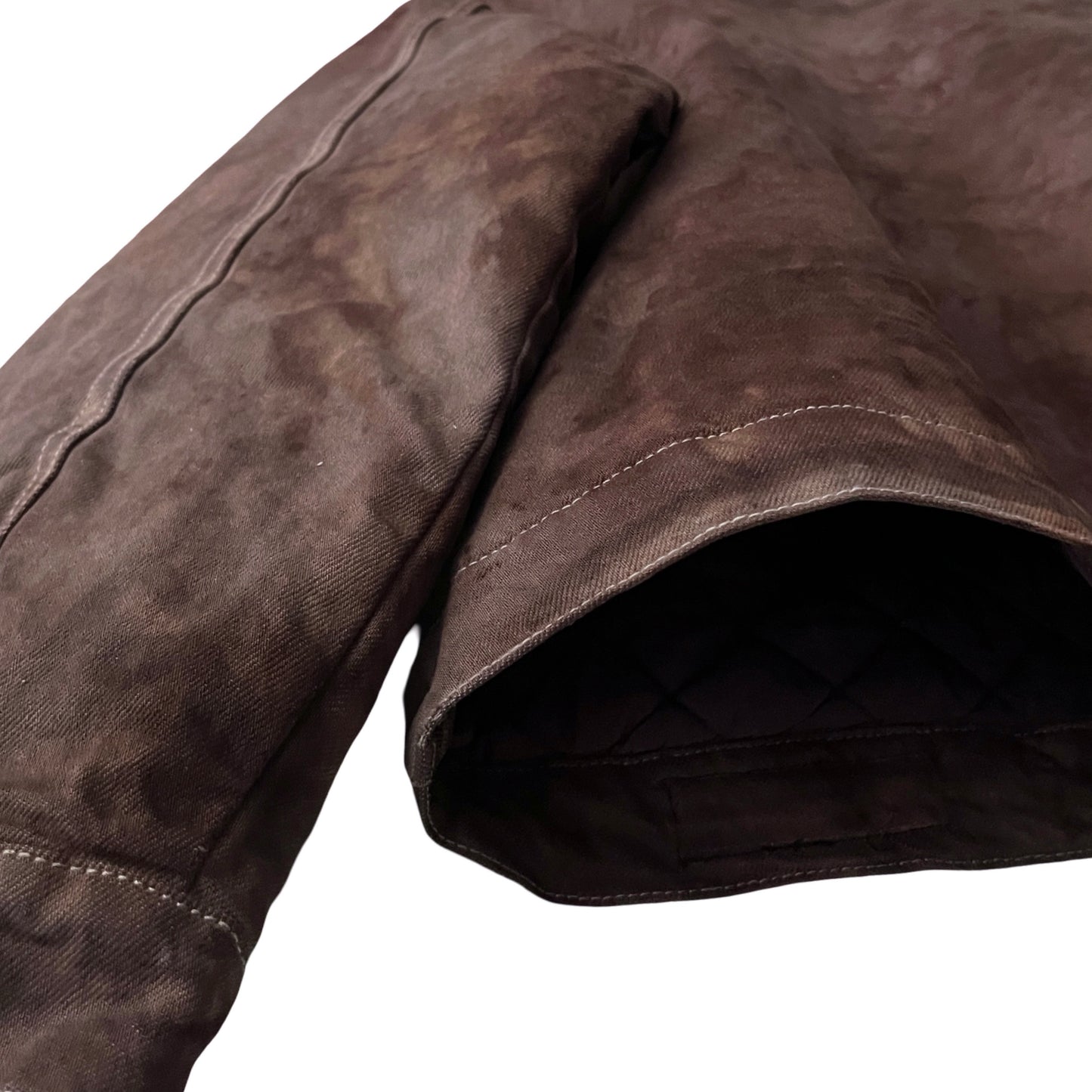 Denim Quilted Workwear Jacket in Patina / LARGE