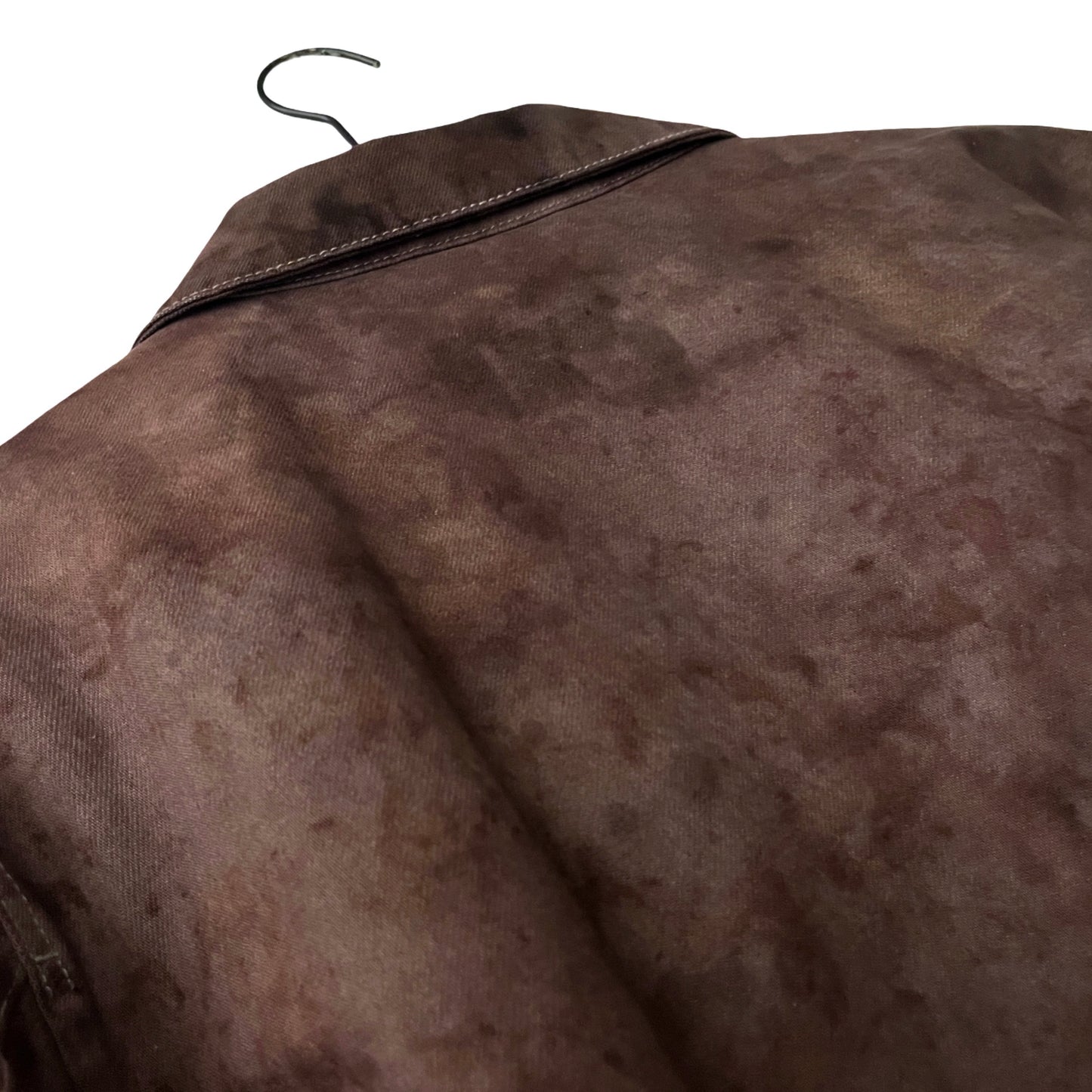 Denim Quilted Workwear Jacket in Patina / LARGE