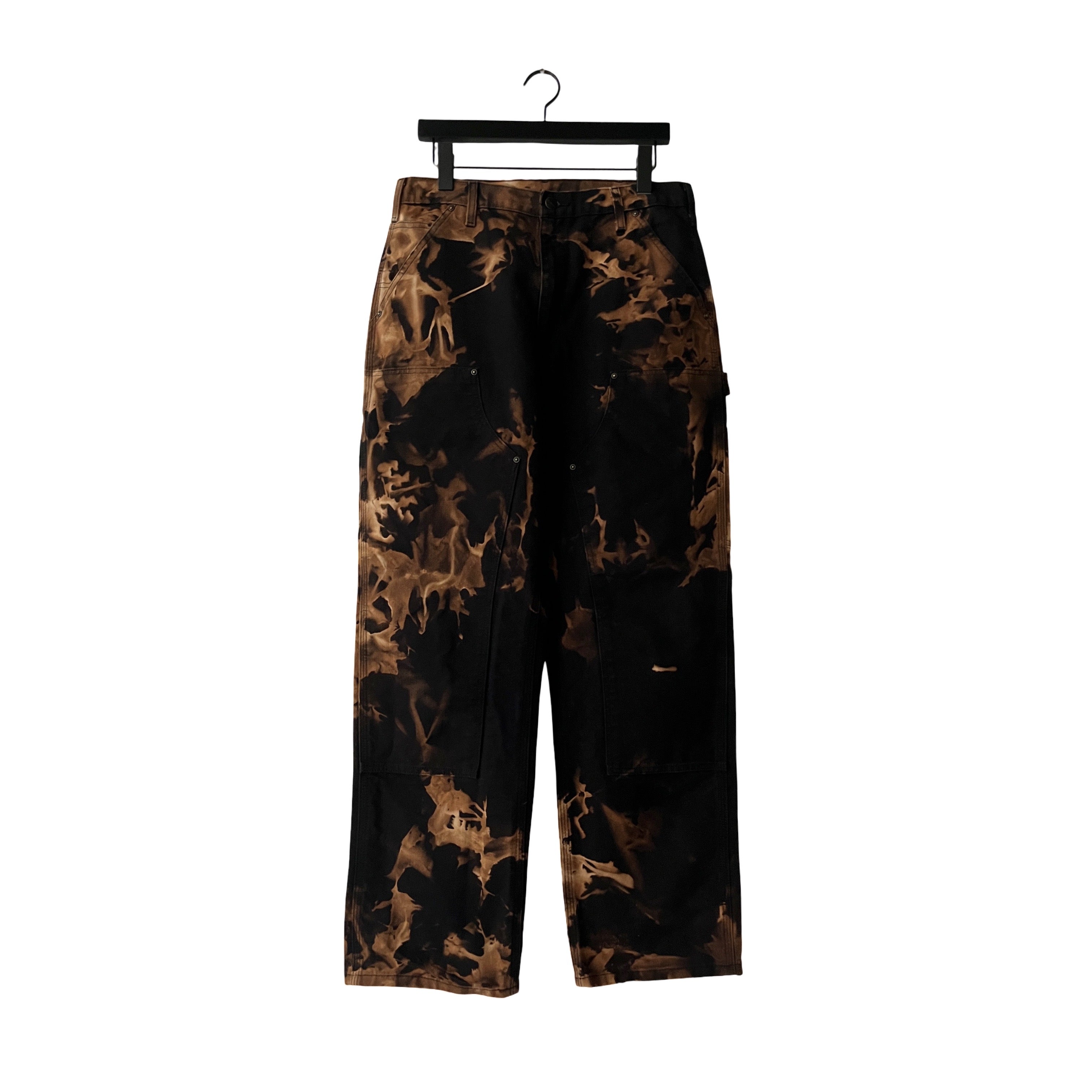 Carhartt Double Knee Loose Fit Workwear Pants in Sandstone / 32
