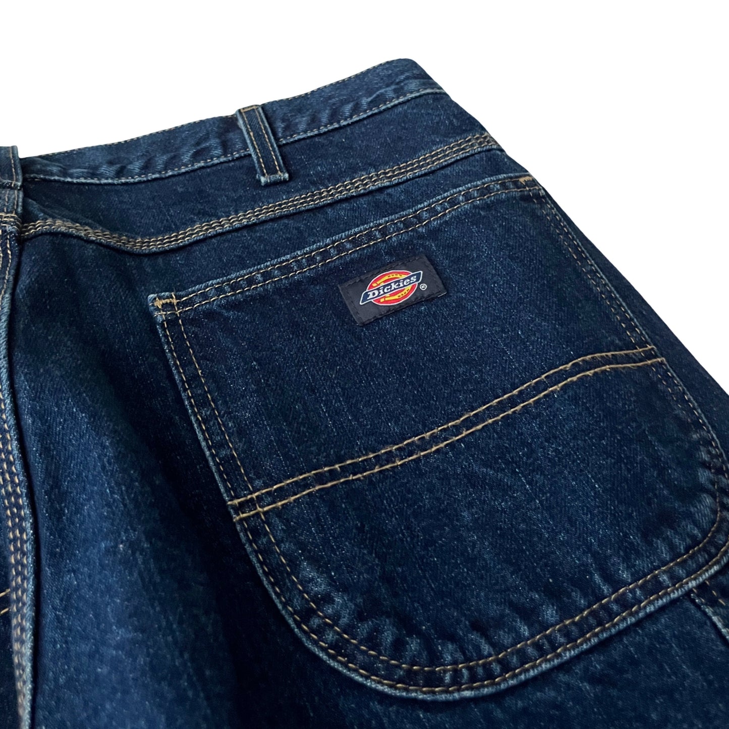 Dickies Durable Triple Stitch Denim Carpenter Jeans in Depth / 34" x 32"