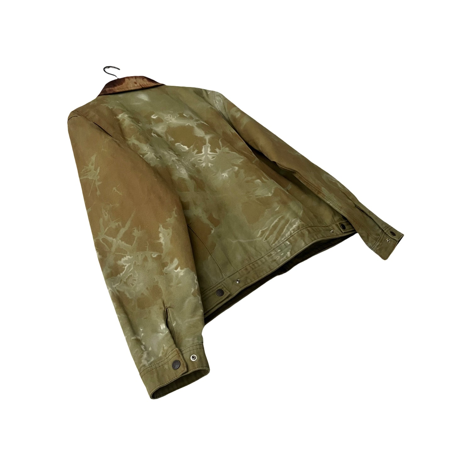 Dickies Blanket Lined Canvas Work Jacket w/Corduroy Collar in English Ivy / MEDIUM