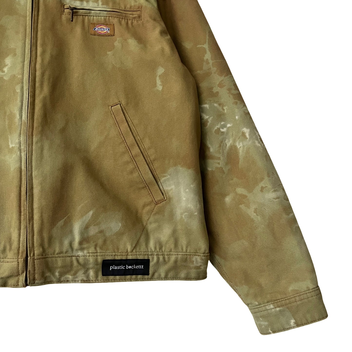 Dickies Blanket Lined Canvas Work Jacket w/Corduroy Collar in English Ivy / MEDIUM