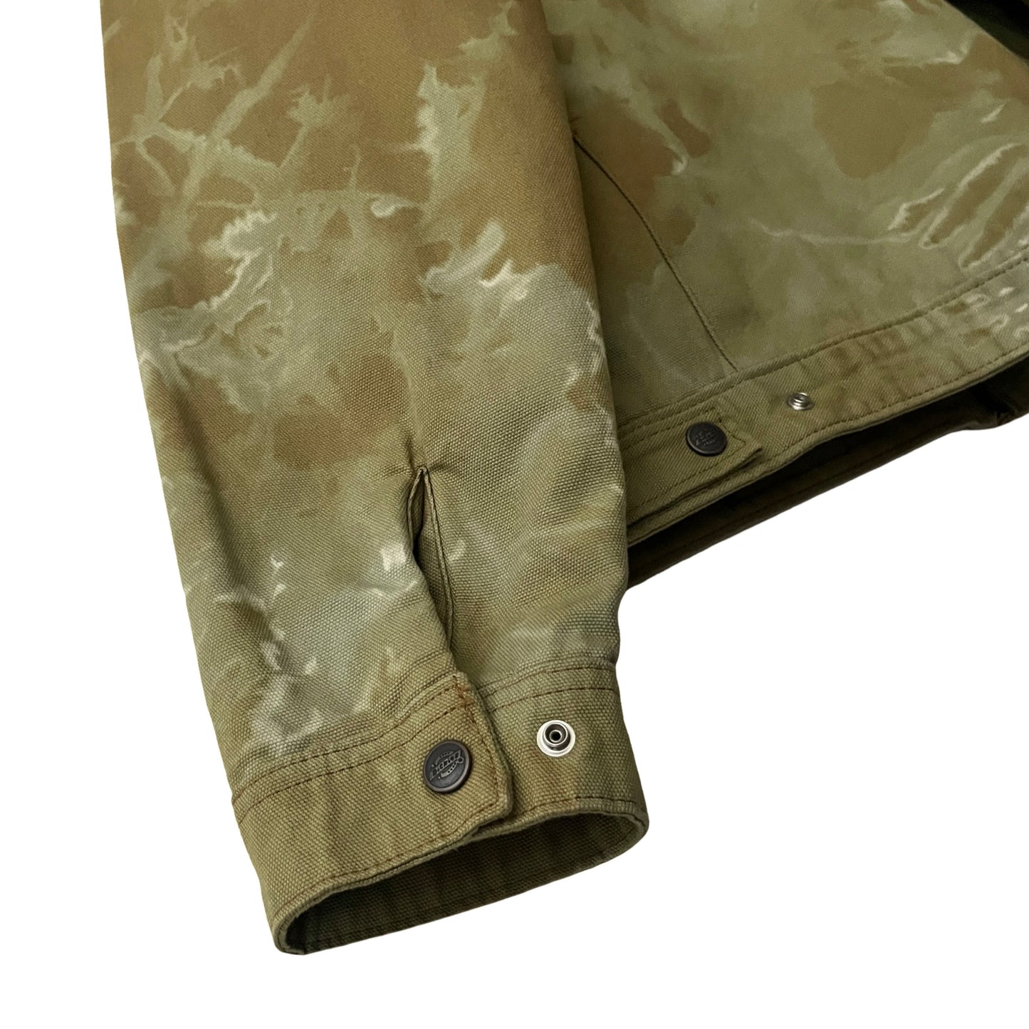 Dickies Blanket Lined Canvas Work Jacket w/Corduroy Collar in English Ivy / MEDIUM