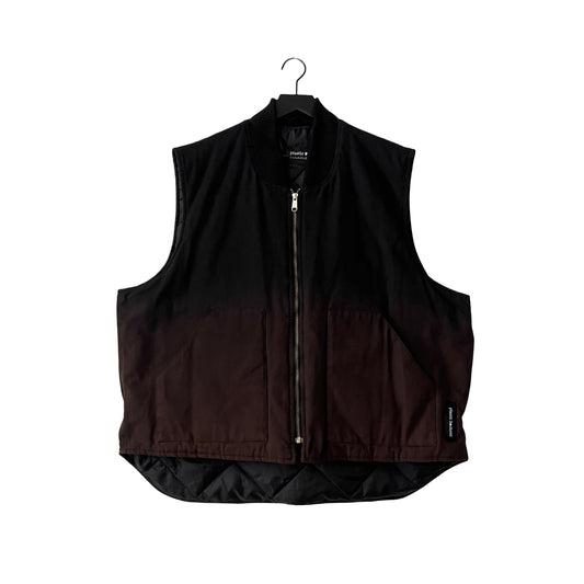 Insulated Canvas Workwear Vest in Singe / X-LARGE TALL