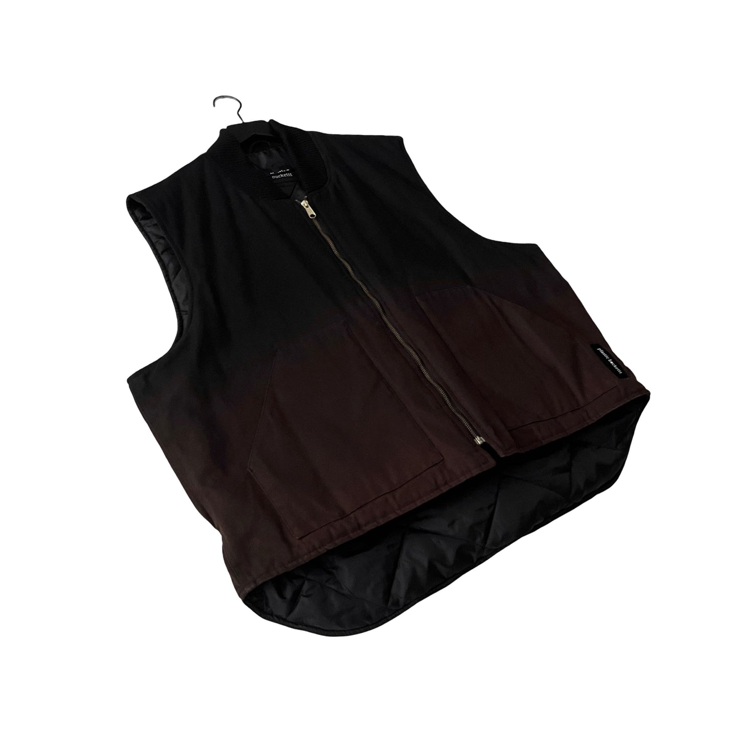 Insulated Canvas Workwear Vest in Singe / X-LARGE TALL