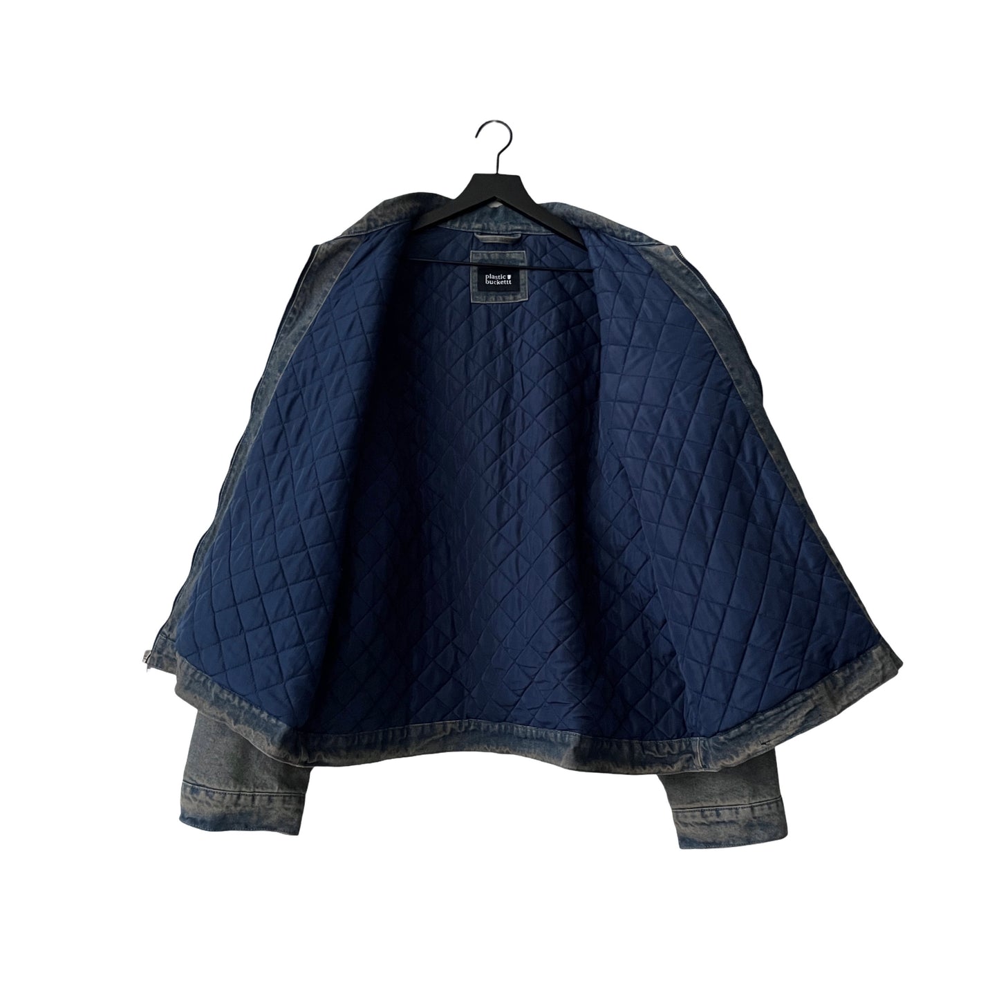 Denim Quilted Workwear Jacket in Shallows / X-LARGE