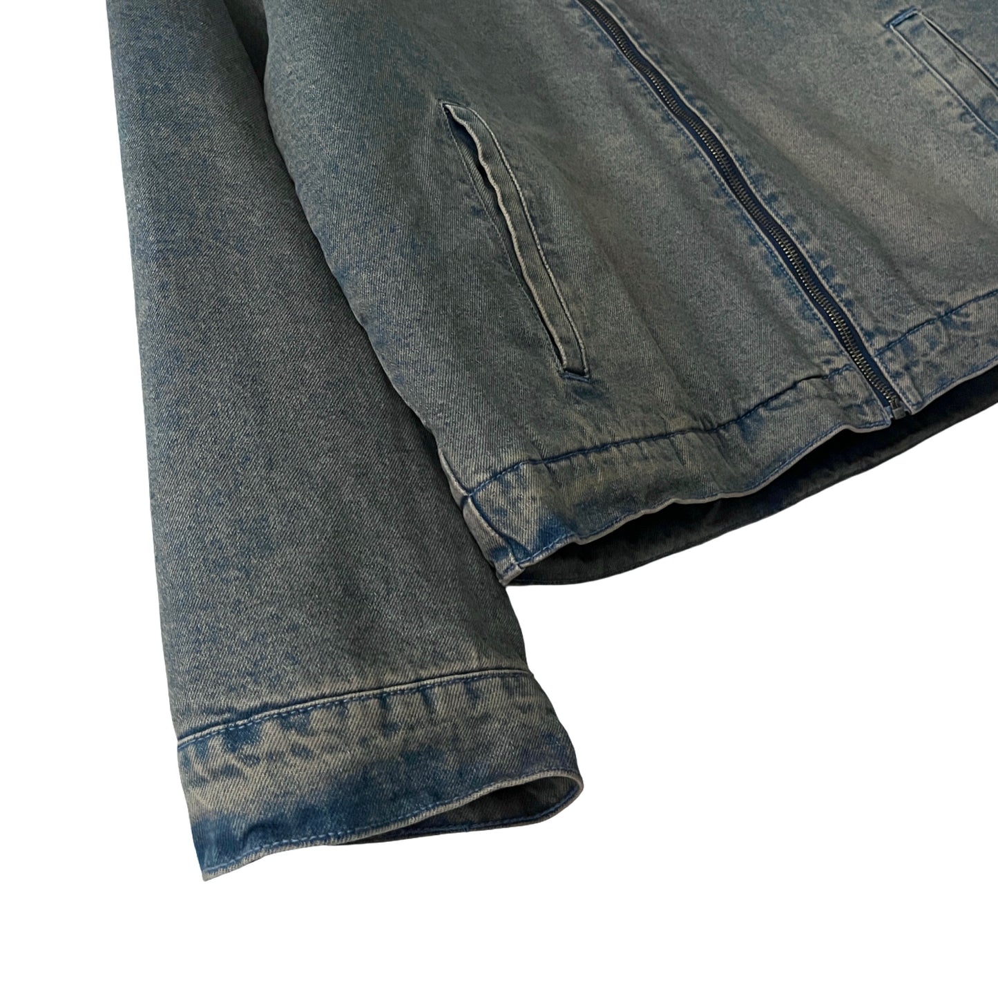 Denim Quilted Workwear Jacket in Shallows / X-LARGE