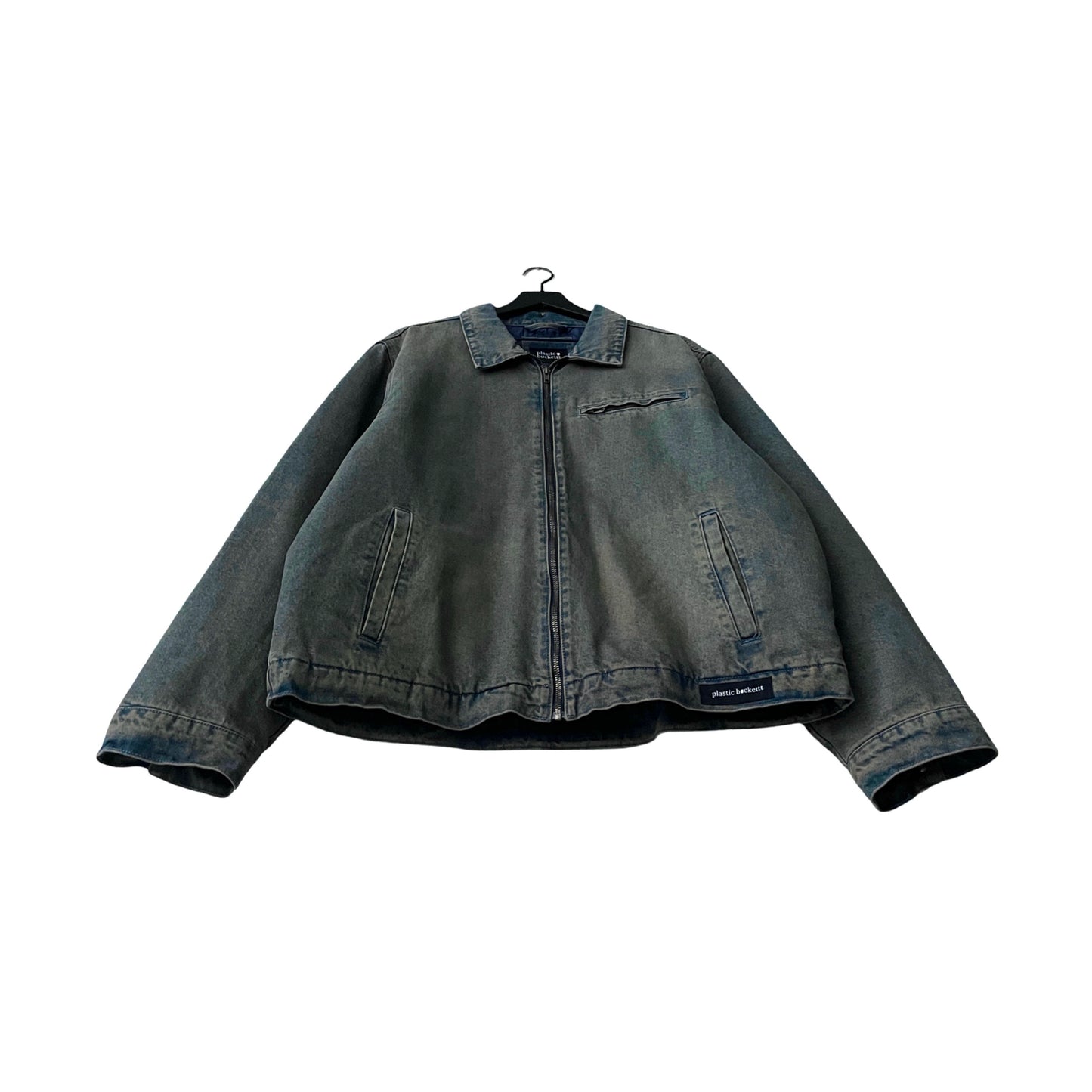 Denim Quilted Workwear Jacket in Shallows / X-LARGE