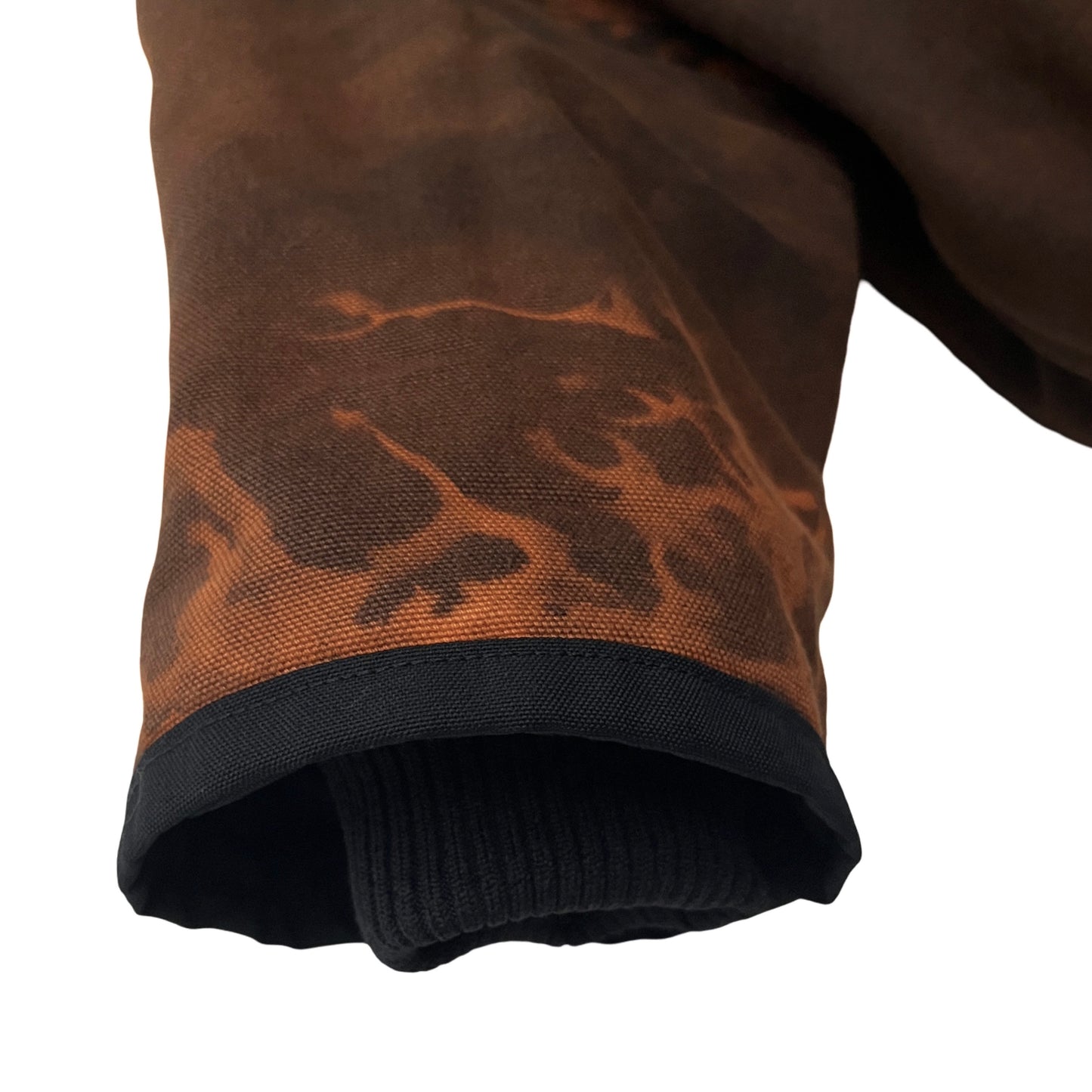 Carhartt Hooded Canvas Work Jacket in Petrified / X-LARGE