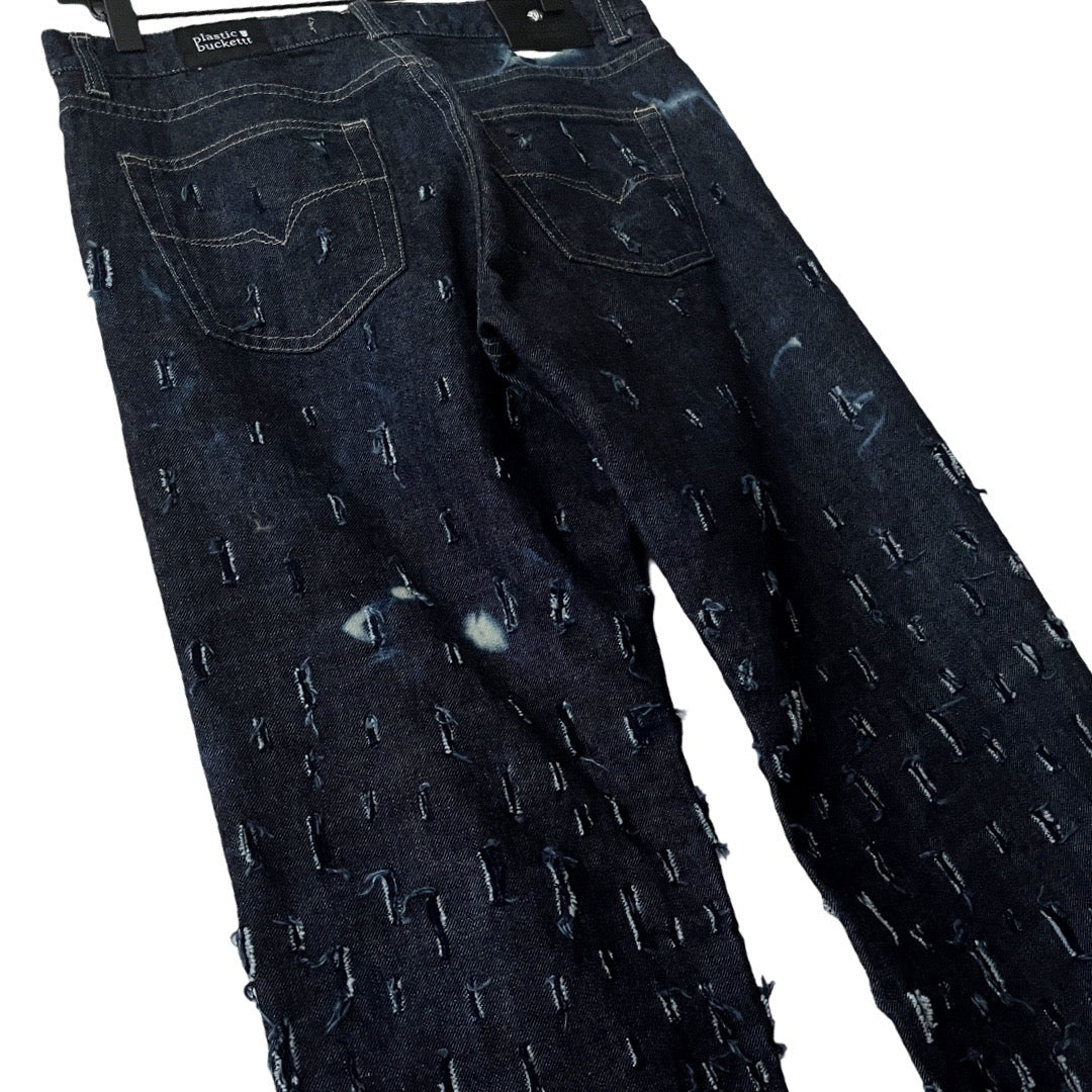 Versace Relaxed Denim Jeans in Deep / 32" Waist