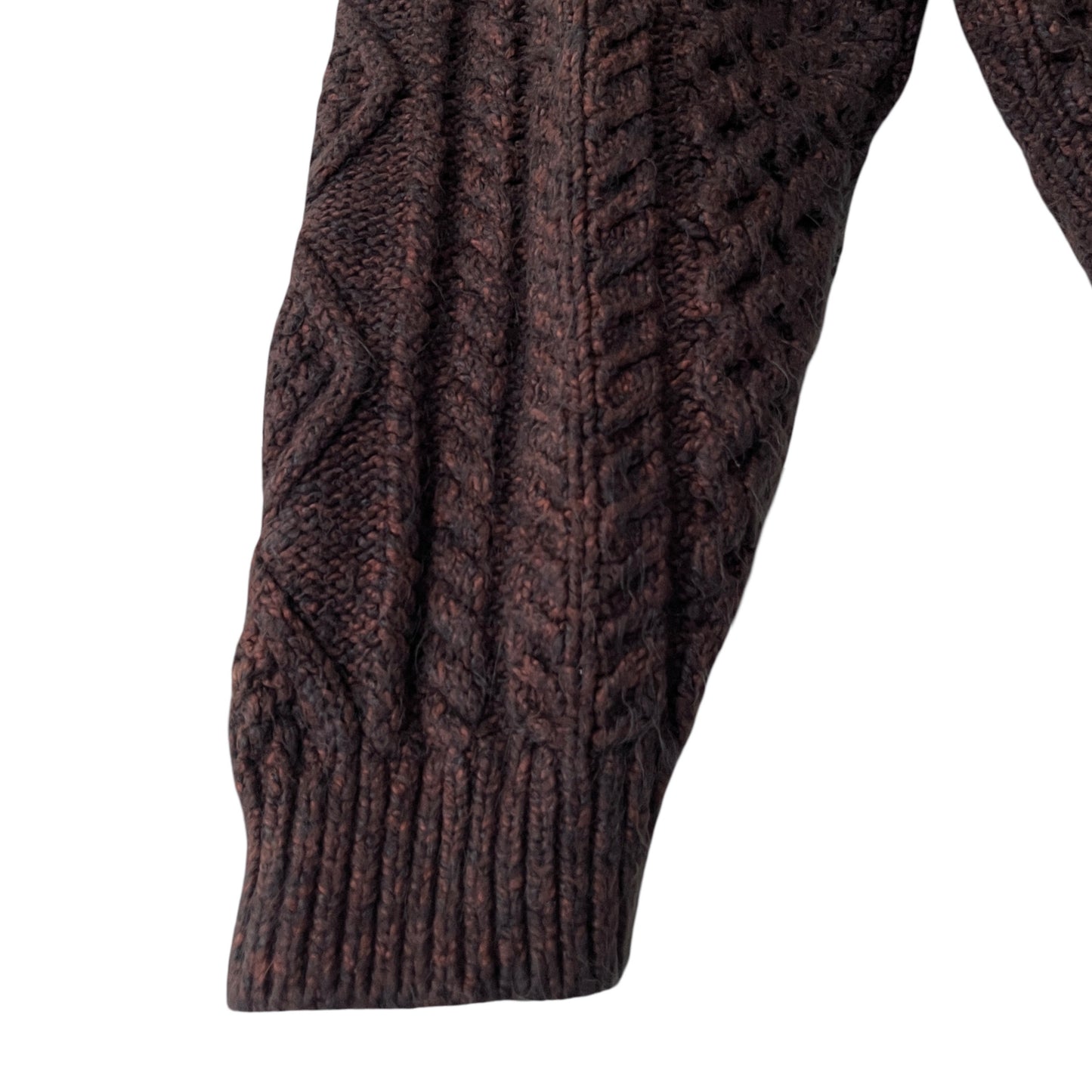 Fear of God ESSENTIALS Cable Knit Cotton Blend Rollneck Sweater in Ivy League / XXL