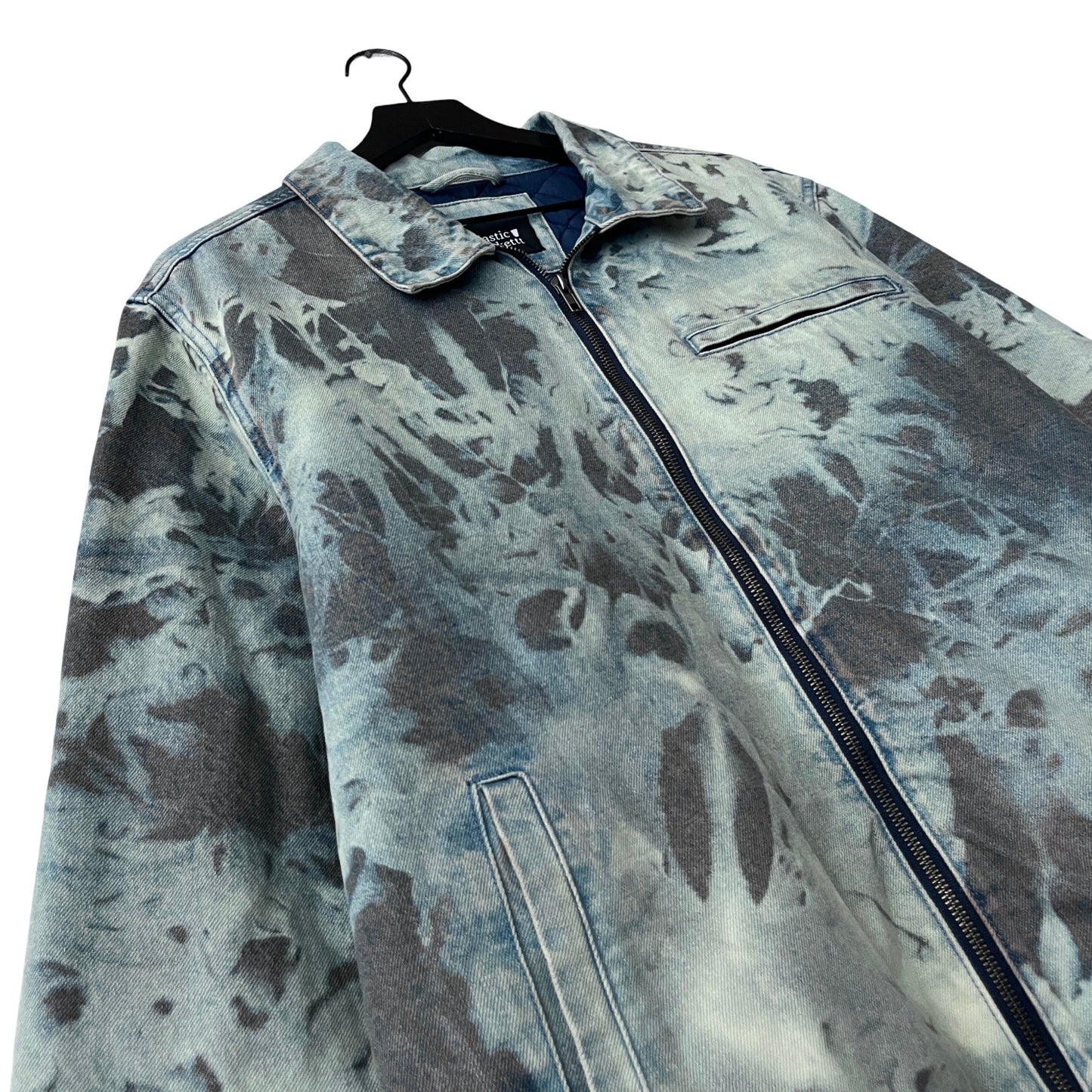 Denim Quilted Workwear Jacket in Tundra / LARGE
