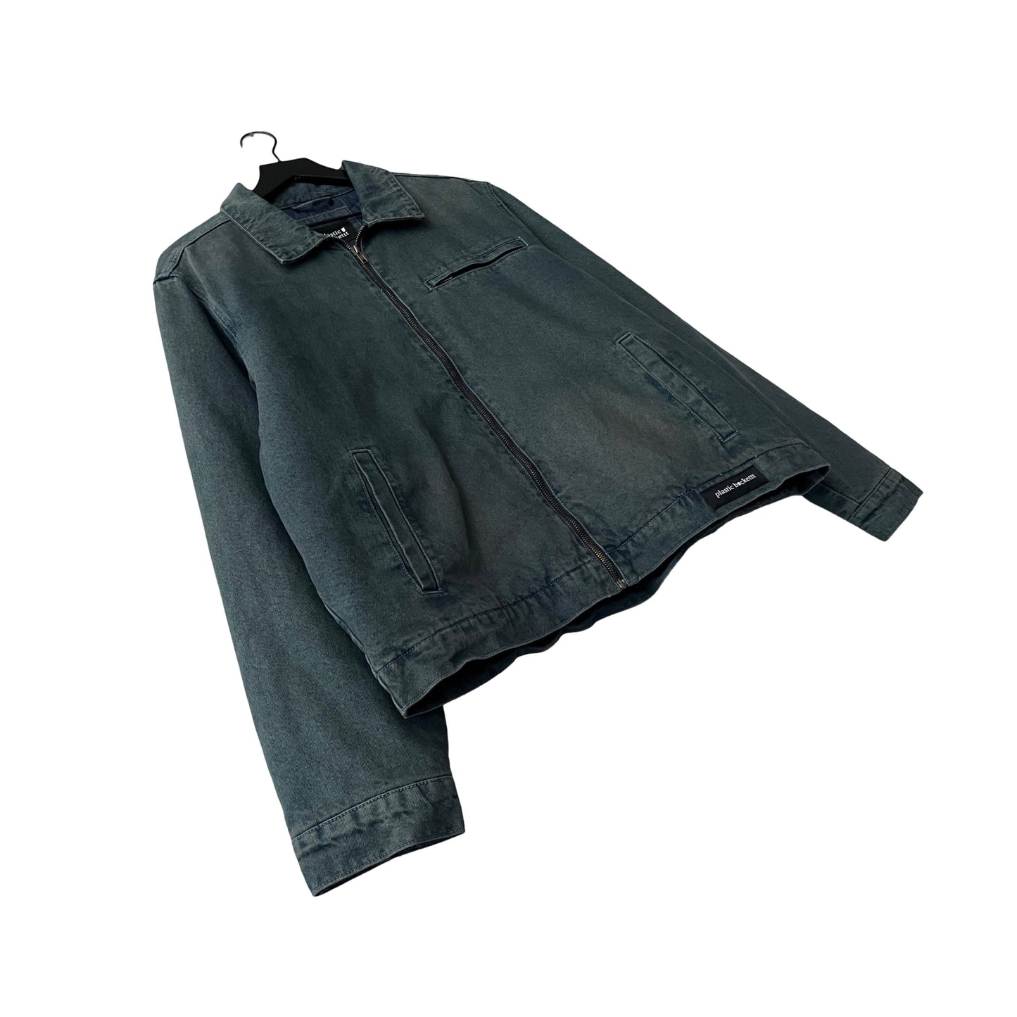 Denim Quilted Workwear Jacket in Peninsula / LARGE