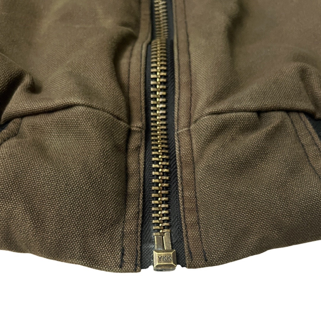 Insulated Hooded Canvas Work Jacket in Ranger / X-LARGE