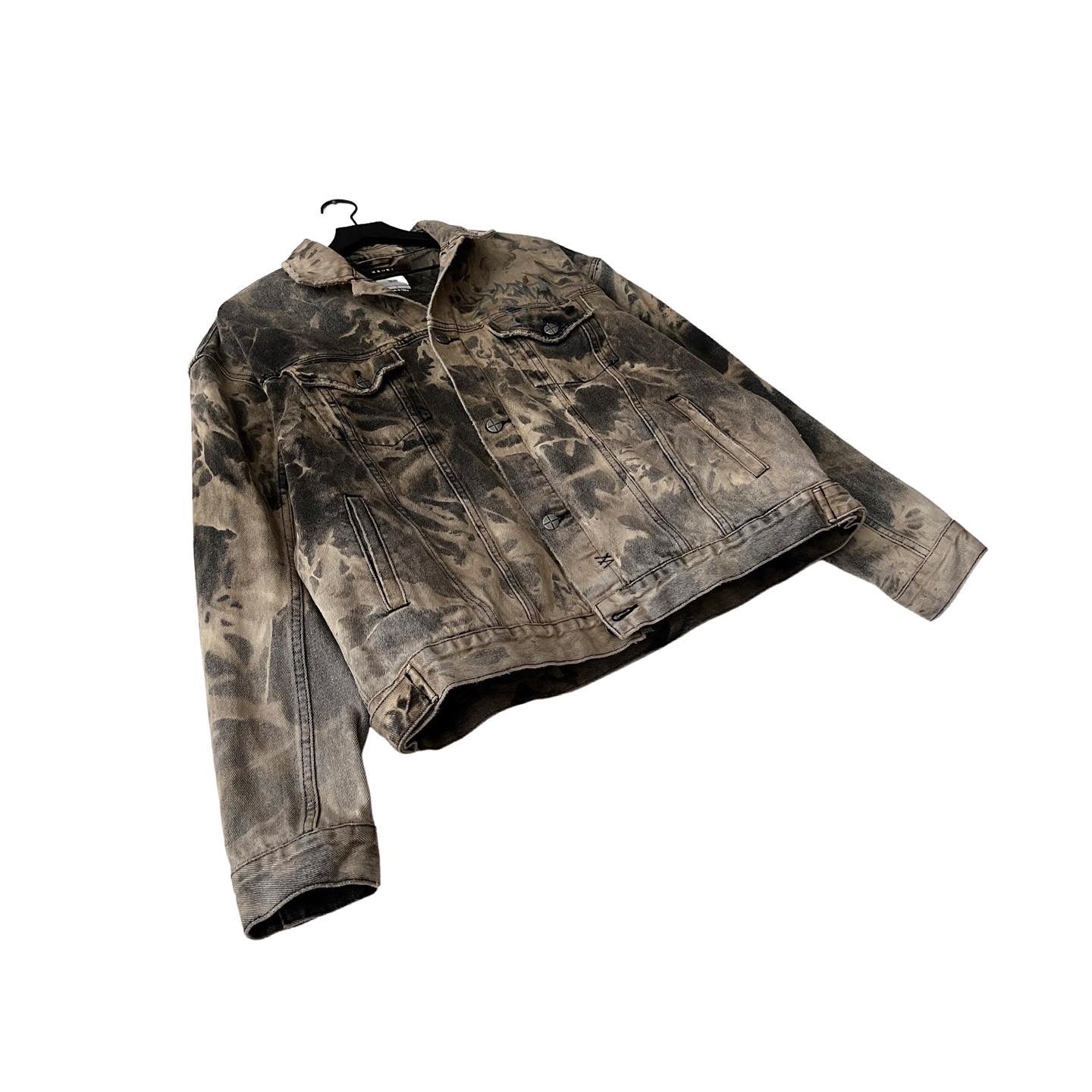 Ksubi Oh G Graffed Denim Jacket in Motor / LARGE