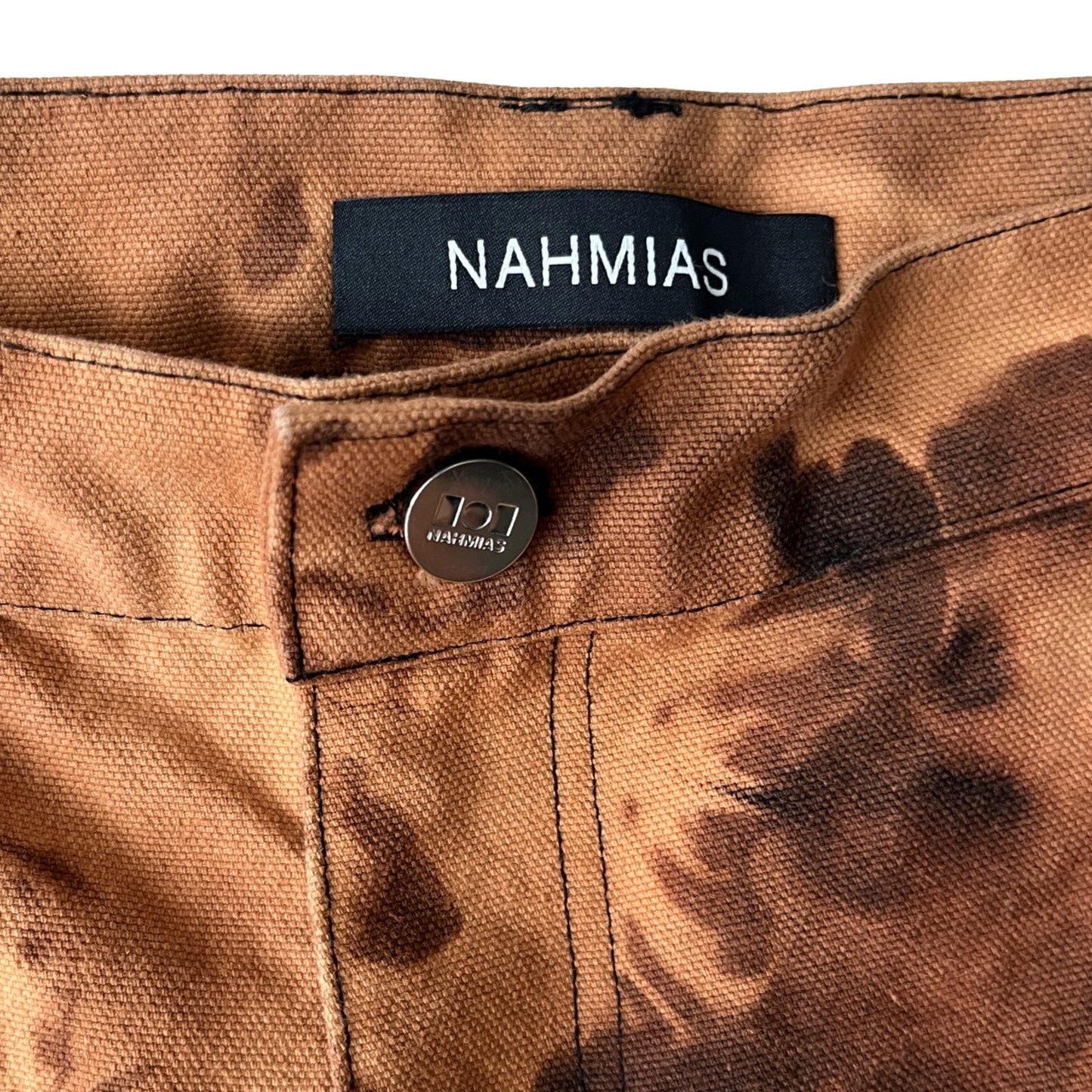 Nahmias Double Knee Carpenter Pants in Petrified / 38" x 34"