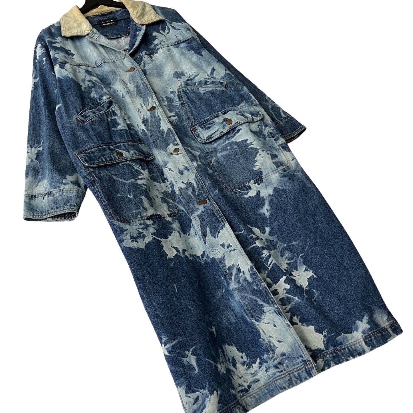 Denim Trench Coat in Nautical / MEDIUM (also fits Large)