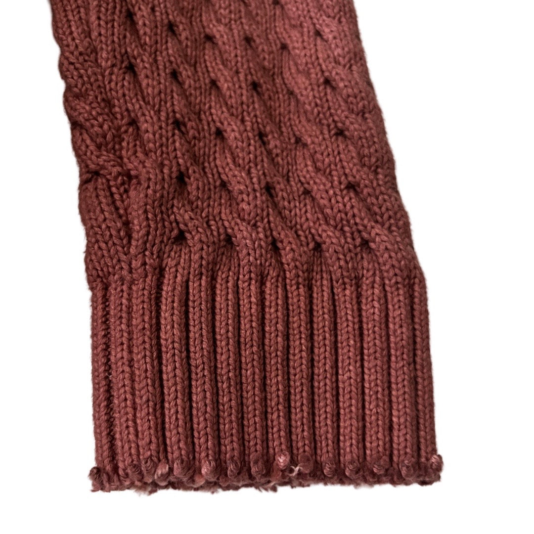 Heavyweight Knit Sweater in Pinot / X-LARGE