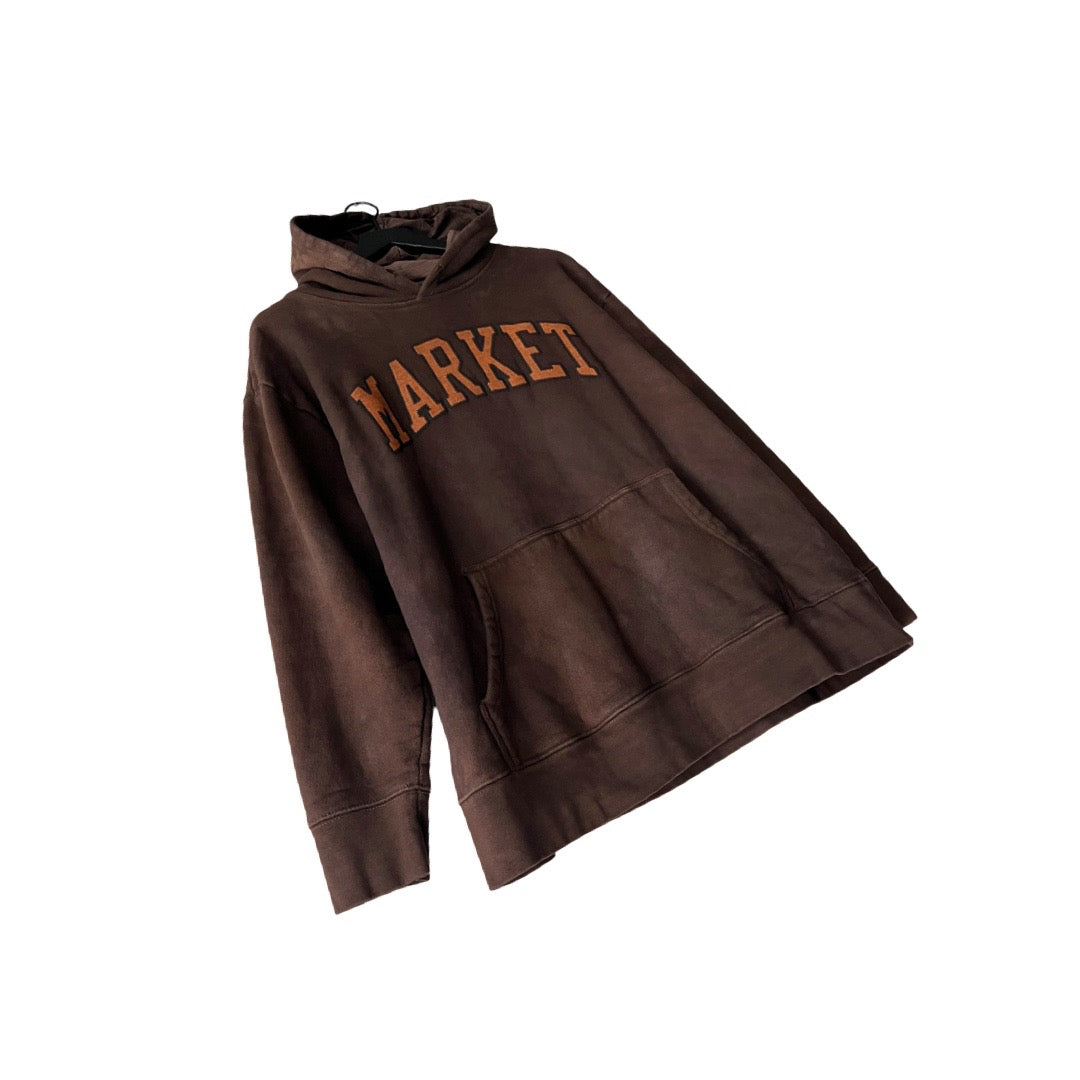 Market Script Logo Hoodie in Canyon / LARGE