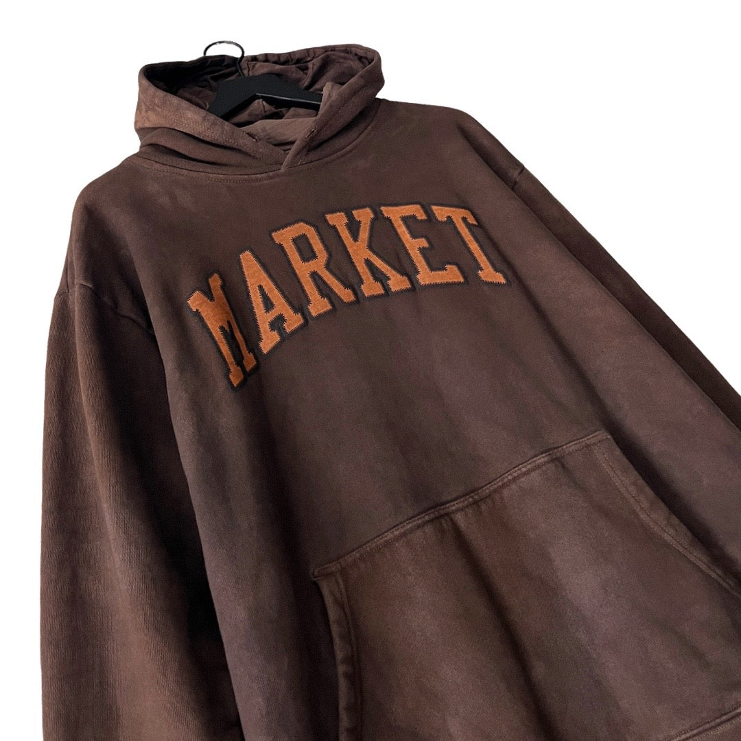 Market Script Logo Hoodie in Canyon / LARGE