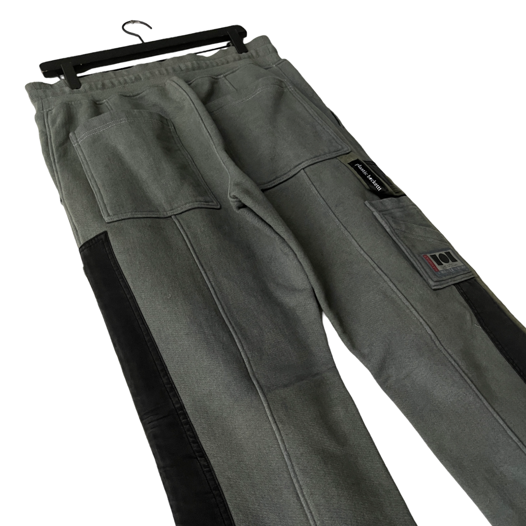 Nahmias 2 piece Sweat Set Hoodie Sweatpants in Moss LARGE Plastic Buckettt