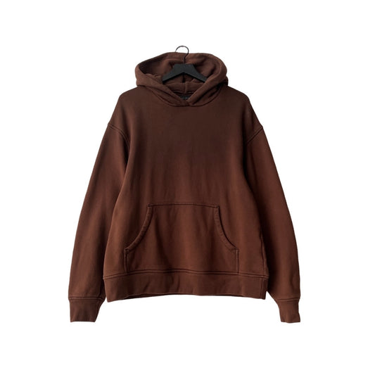 Plush Cotton Hoodie in Riverbed / MEDIUM (or Large)