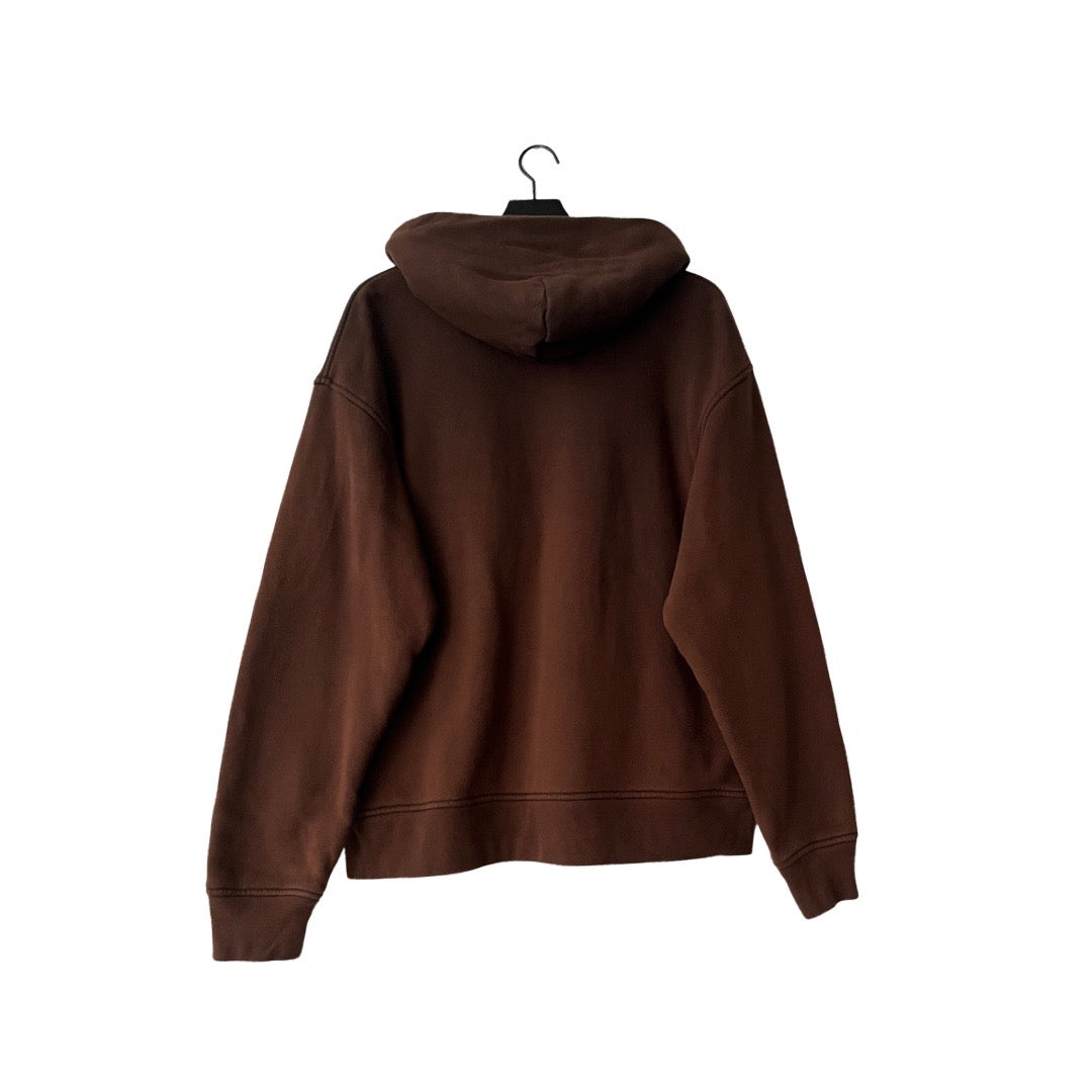 Plush Cotton Hoodie in Riverbed / MEDIUM (or Large)